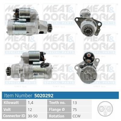 Стартер MEAT & DORIA 5020292