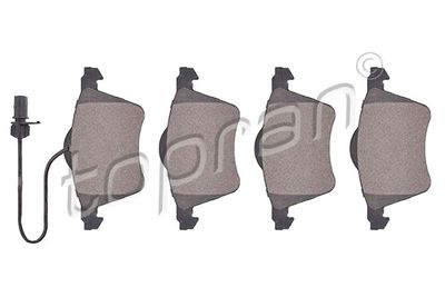 Bremžu uzliku kompl., Disku bremzes TOPRAN 110 729