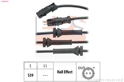 Devējs, Riteņu griešanās ātrums EPS 1.960.054