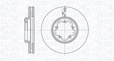 Тормозной диск MAGNETI MARELLI 361302040653