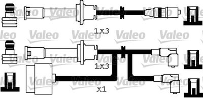 Augstsprieguma vadu komplekts VALEO 346249