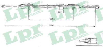 Trose, Stāvbremžu sistēma LPR C0634B