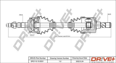 Приводной вал Dr!ve+ DP2110.10.0531