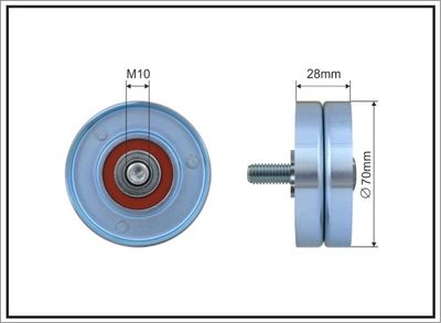 Parazīt-/Vadrullītis, Ķīļrievu siksna CAFFARO 11-60