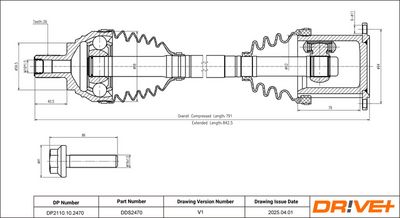 Приводной вал Dr!ve+ DP2110.10.2470