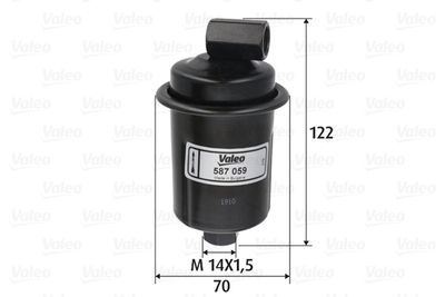 Топливный фильтр VALEO 587059