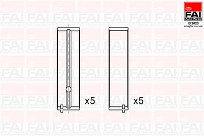 Подшипник коленвала FAI AutoParts BM1150-STD