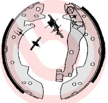 Bremžu loku komplekts BREMBO S 68 511