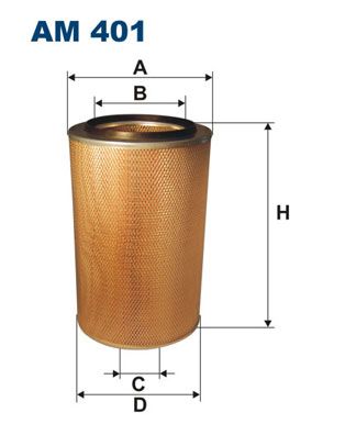 FILTRON AM401 Gaisa filtrs