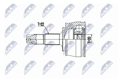 Šarnīru komplekts, Piedziņas vārpsta NTY NPZ-PL-051