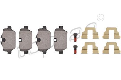 Комплект тормозных колодок, дисковый тормоз TOPRAN 501 249
