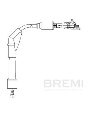 Провод зажигания BREMI 712/57