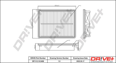 Воздушный фильтр Dr!ve+ DP1110.10.0498