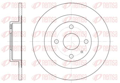Тормозной диск REMSA 6833.00