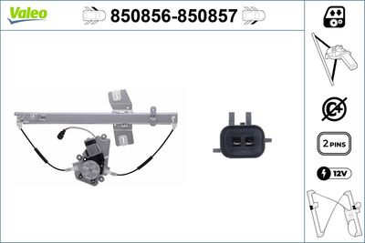 Стеклоподъемник VALEO 850856