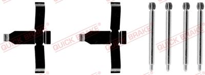 Комплектующие, колодки дискового тормоза QUICK BRAKE 109-1127