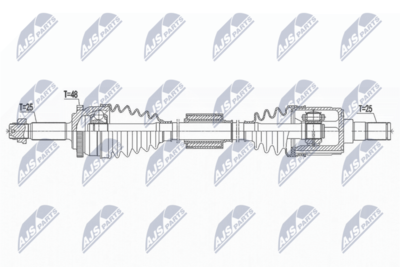 Приводной вал NTY NPW-HY-553