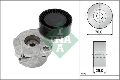 Siksnas spriegotājs, Ķīļsiksna Schaeffler INA 534 0630 10