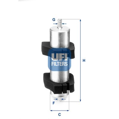 Degvielas filtrs UFI 31.922.00