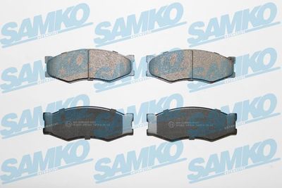 Комплект тормозных колодок, дисковый тормоз SAMKO 5SP264