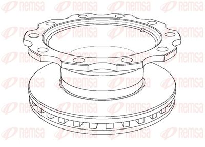 Тормозной диск REMSA NCA1172.20