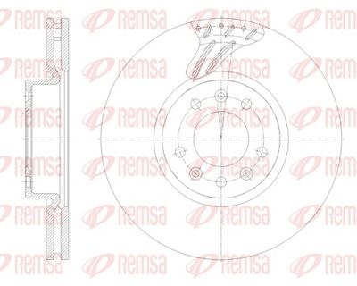 Тормозной диск REMSA 62122.10