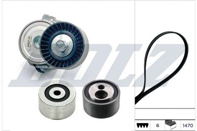 Поликлиновой ременный комплект DOLZ SKD312A