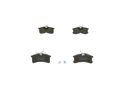Bremžu uzliku kompl., Disku bremzes BOSCH 0 986 494 274