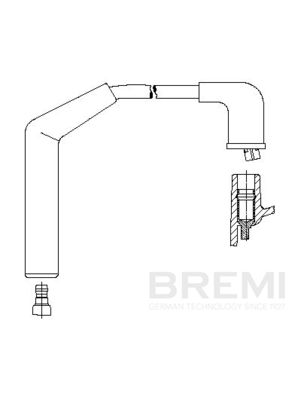 Провод зажигания BREMI 6A02/71