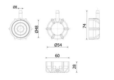 Vāciņš, Dzesēšanas šķidruma rezervuārs MAHLE CRTC 2 000S