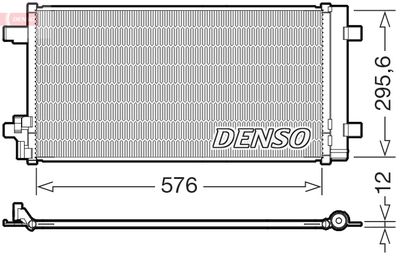Конденсатор, кондиционер DENSO DCN32069