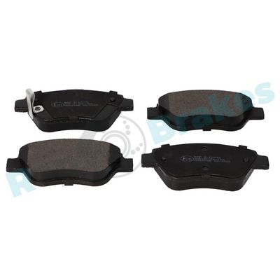 Bremžu uzliku kompl., Disku bremzes RAP BRAKES R-P0710