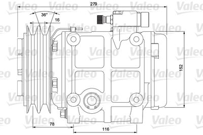 Компрессор, кондиционер VALEO 700874