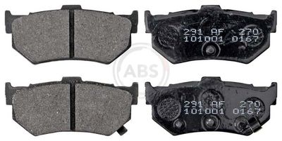 Комплект тормозных колодок, дисковый тормоз A.B.S. 36173