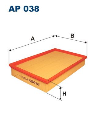 Воздушный фильтр FILTRON AP 038
