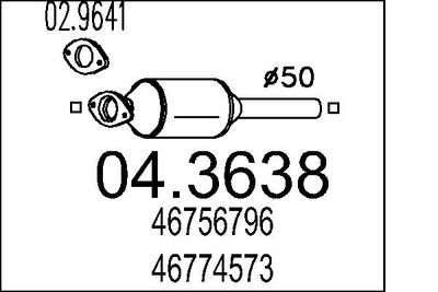 Катализатор MTS 04.3638
