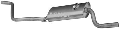 Глушитель выхлопных газов конечный ASMET 04.056