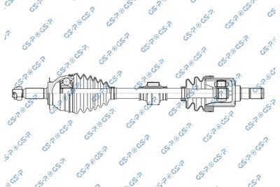 Приводной вал GSP 224003