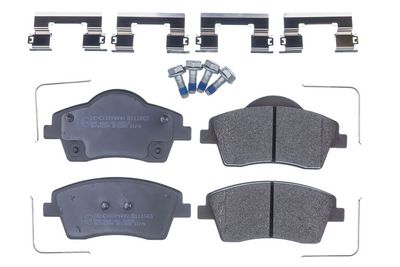 Комплект тормозных колодок, дисковый тормоз DENCKERMANN B111663