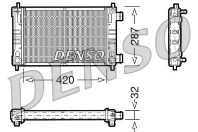 Radiators, Motora dzesēšanas sistēma DENSO DRM20063