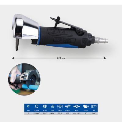 Leņķa slīpmašīna (Pneimatiskā) KS TOOLS BT160703