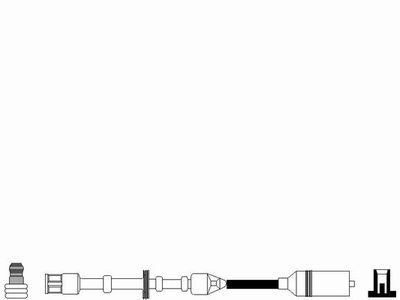 Augstsprieguma vads NGK 44075