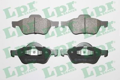 Комплект тормозных колодок, дисковый тормоз LPR 05P898