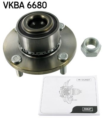 Riteņa rumbas gultņa komplekts SKF VKBA 6680