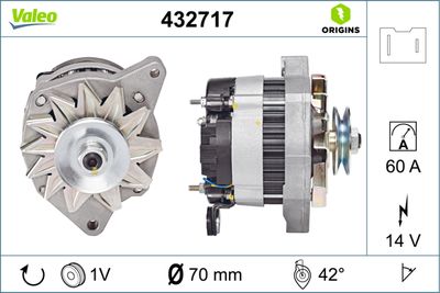 Генератор VALEO 432717