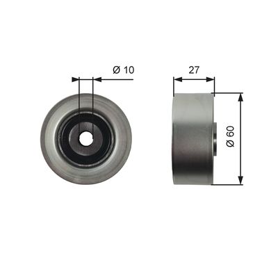 Parazīt-/Vadrullītis, Ķīļrievu siksna GATES T36392