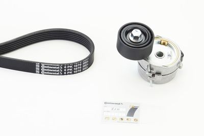 Ķīļrievu siksnu komplekts CONTINENTAL CTAM 6PK1070K5