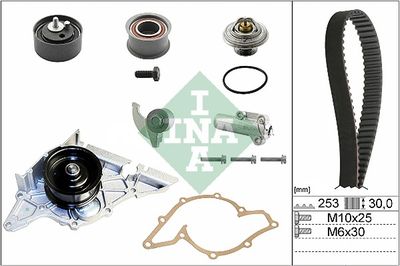 Ūdenssūknis + Zobsiksnas komplekts Schaeffler INA 530 0179 32