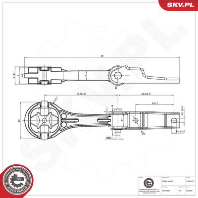 Piekare, Dzinējs ESEN SKV 75SKV279