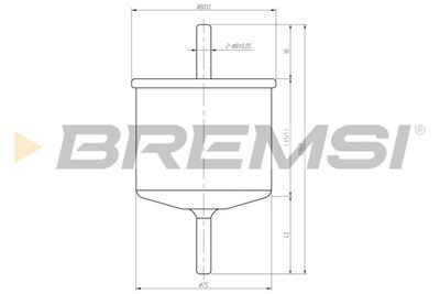 Топливный фильтр BREMSI FE0399